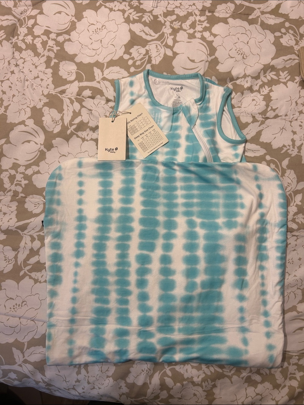 Kyte BABY Aqua Tie-Dye Sleeveless Sleep Sack